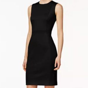 Calvin Klein Scuba Dress Black